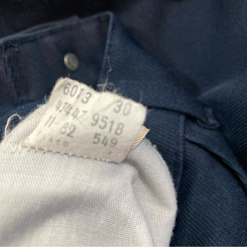 Levis With A Skosh More Room Work pants Blue Tab 1980 Vintage 36x32 - Picture 7 of 10